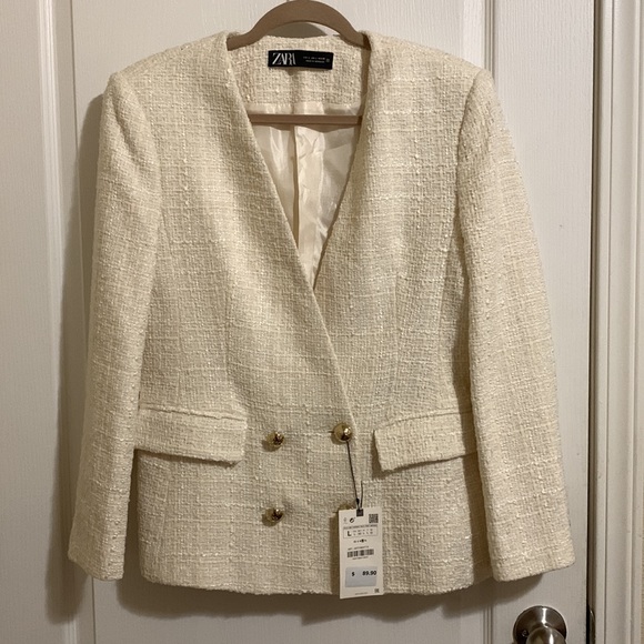 Zara Jackets & Blazers - Zara Textured Blazer (NWT)